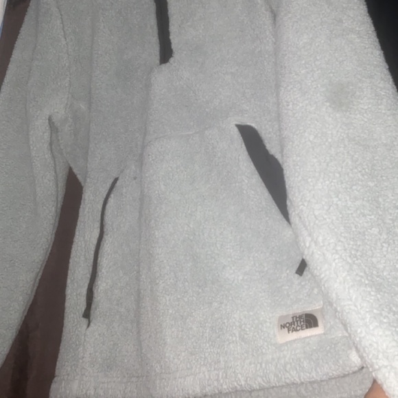 North face fleece pullover zip up hoodie - Picture 1 of 4